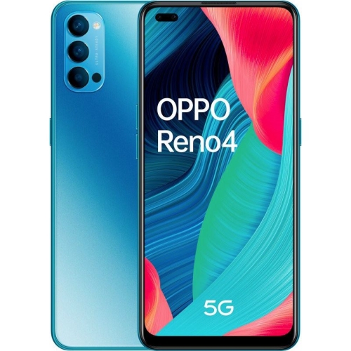 oppo smartphone reno4 5g nfc 6.4" fhd+ (2400x1080) 8/128gb azul