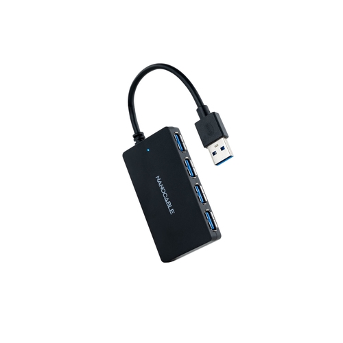 nanocable hub usb 3.0 con 4 puertos de usb 3.0