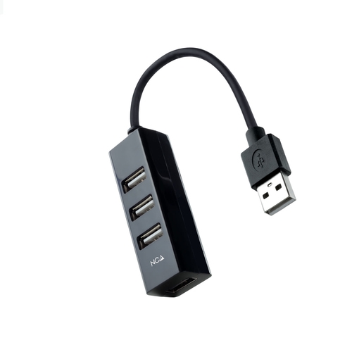 nanocable hub usb 2.0 con 4 puertos de usb 2.0