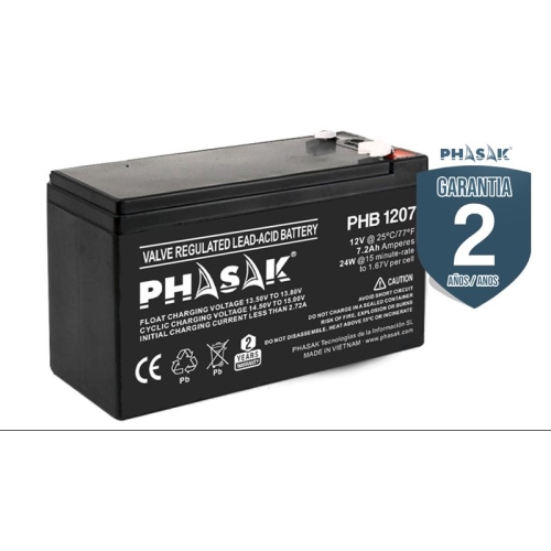 phasak batería 12v 7,2a
