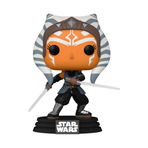 funko pop star wars the mandalorian ahsoka con sables 54527