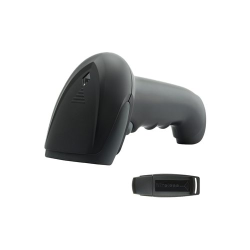 ms3 1d rf escáner de mano inalámbrico 1d láser 120 scans/seg. usb wireless ip52 negro