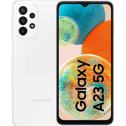 samsung samsung smartphone galaxy a23 6.6" fhd+ 4/128gb 5g android 12 blanco