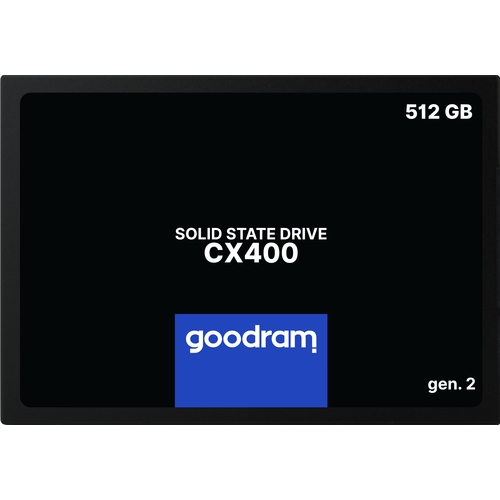 goodram cx400 g.2 512gb ssd 2.5" sata iii lectura 550 mb/s escritura 500 mb/s tbw 350tb
