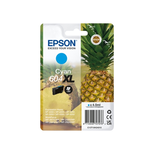 epson cartucho 604xl cian xp 2200, wf 2910dwf 604xl
