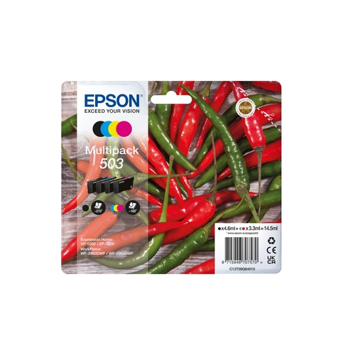 epson cartucho t09q6 multipack 4 colores 503