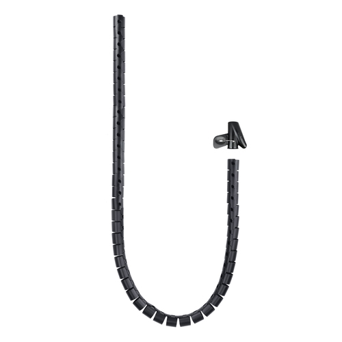 organizador de cables flexible 25mm 3 m negro