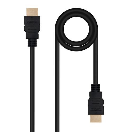 cable hdmi v2.0 4k@60hz 18gbps negro 0.5 m