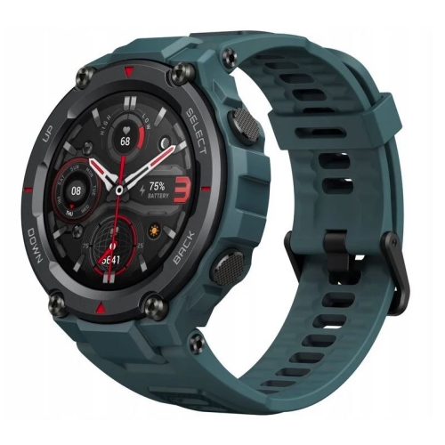 amazfit t rex pro reloj smartwatch azul acero
