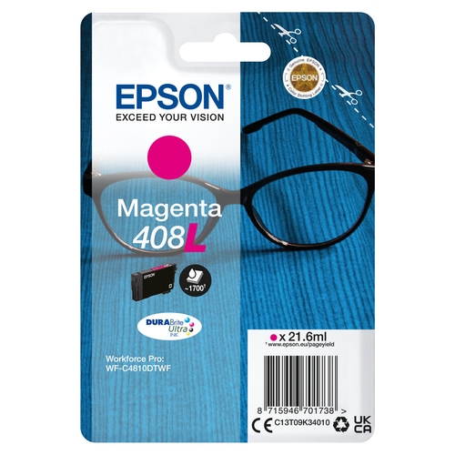 epson tinta magenta singlepack 408l durabrite ultra ink