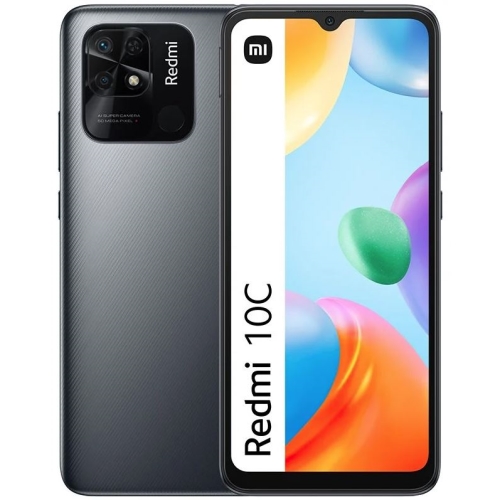 xiaomi smartphone redmi 10c 6.71" nfc 4/128gb gris grafito