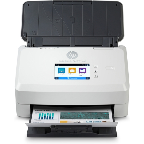 hp scanjet enterprise flow 7000 snw1 escaner documental wifi hasta 75ppm alimentador automatico doble cara