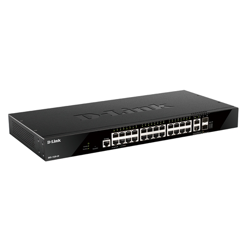 switch gestionable d link l3 stakable dgs 1520 28 24p giga + 2p 10g + 2p sfp