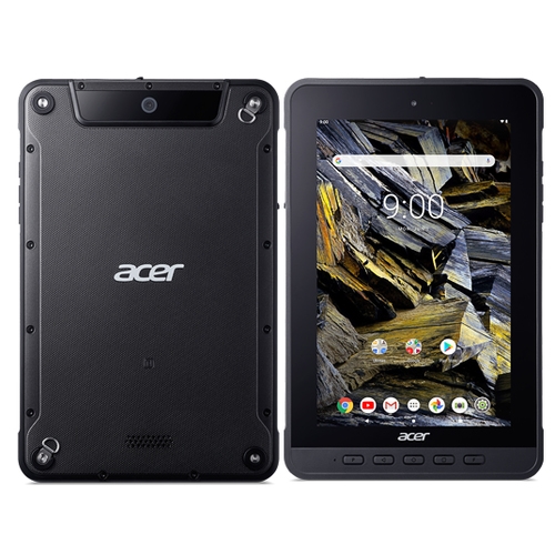 acer enduro t108 11a mediatek mt8385 4gb lpddr4 64gb emmc wifi ac nfc gps webcam frontal y trasera ip54 android 9.0 8" hd ips táctil