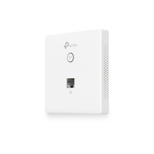 punto de acceso wifi tp link eap115 wall con placa de pared 300mb en 2,4ghz poe pasivo 2 ant. interna gestion centralizada