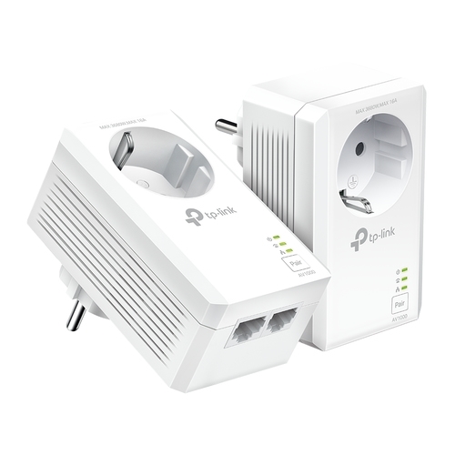 homeplug tp link powerline 1000mb pa7027p kit passthrough 2p giga kit 2 unidades