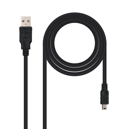 cable usb 2.0, tipo a/m mini usb 5pin/m, 1.0 m