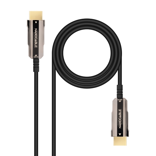 cable hdmi v2.0 aoc 4k@60hz 18gbps negro 20 m