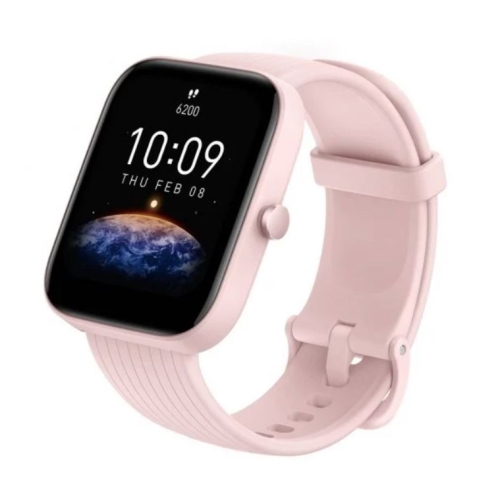 smartwatch huami amazfit bip 3 pro notificaciones frecuencia cardiaca gps rosa