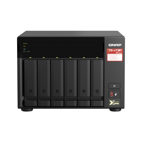 qnap ts 673a 8g nas 6xhdd bay 2x2.5gbe 3xusb3.2