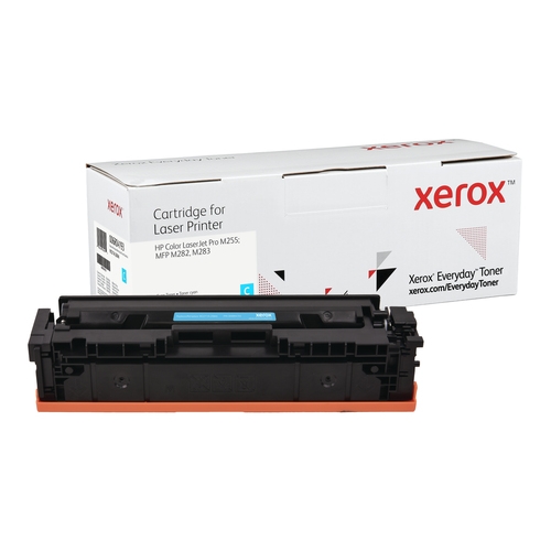 xerox everyday hp w2211a cyan cartucho de toner generico reemplaza 207a