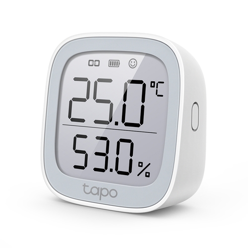 tp link tapo t315 sensor de temperatura y humedad pantalla 2.7" monitoreo preciso en tiempo real notificacion instantanea color blanco