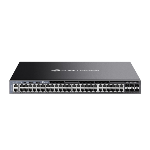 switch gestionable l3 tp link sg6654x 48p gigabit con 6 slots sfp+ 10g rack 1u