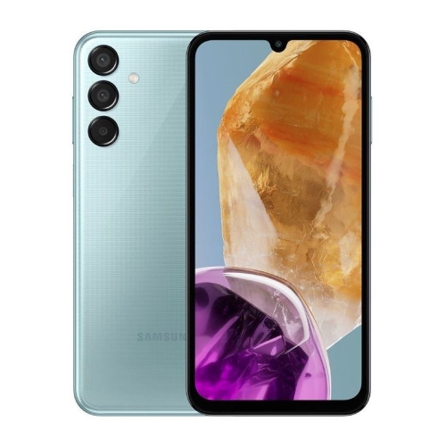 smartphone samsung galaxy m15 4/128gb 6.5" 5g azul claro