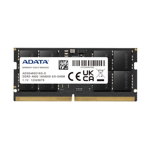 adata ram ad5s480016g s so dimm 16gb 4800mhz ddr5