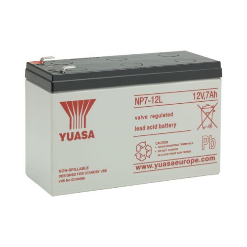 yuasa batería para sais multimarca np7 12l plomo ácido 12v 7ah