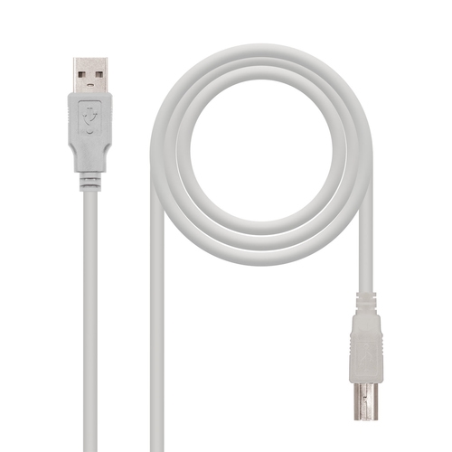 cable usb 2.0 impresora tipo a/m b/m, 1.0 m