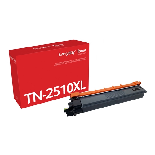 xerox everyday toner negro para brother dcp l2627dwe, hl l2445dw. mfc l2800dw, mfc l2860dwe tn 2510xl