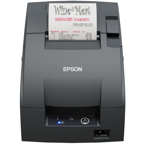 impresora de ticket matricial epson tm u220iib con corte automático. conexión rs232. color negro.