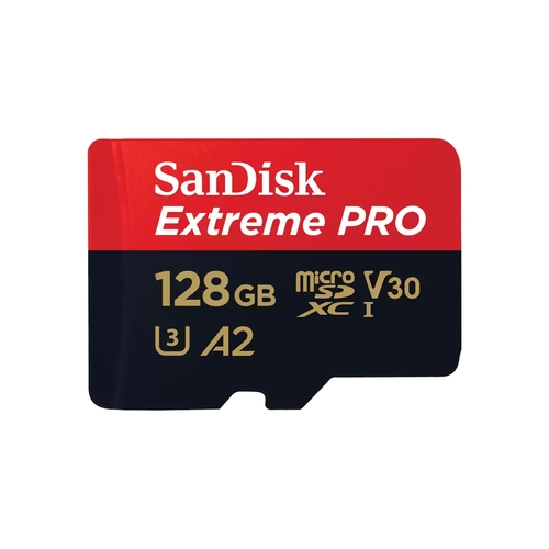 tarjeta de memoria sandisk extreme pro 128gb microsd xc uhs i con adaptador/ clase 10/ 200mbs