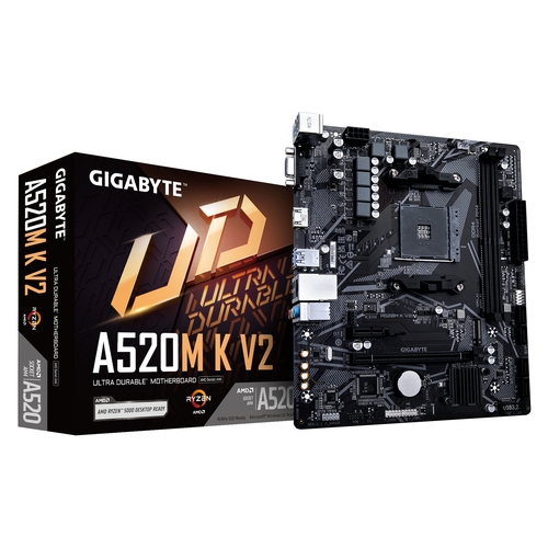 gigabyte placa base a520m k v2 matx am4