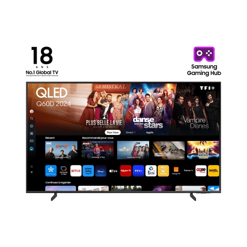 samsung tq85q60dau 2,16 m (85") 4k ultra hd smart tv wifi titanio