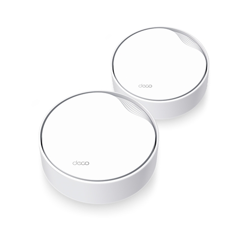 punto de acceso interior mesh wifi 6 tp link deco x50 poe pack 2u ax3000 2402 mbps (5 ghz) + 574 mbps (2,4 ghz) alimentacion