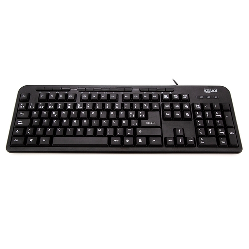 iggual teclado multimedia ck basic 120t negro