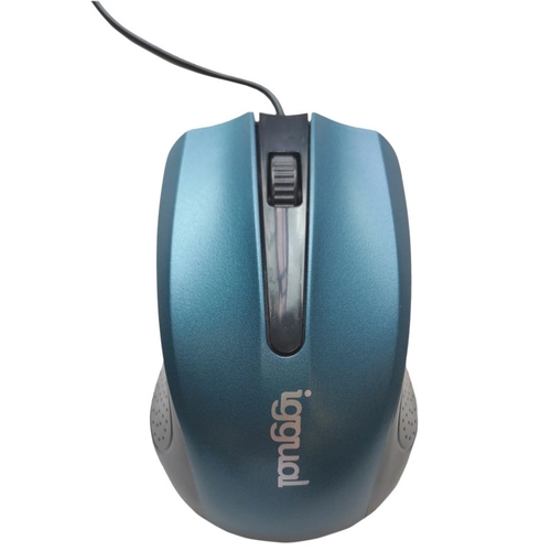 iggual ratón óptico com ergonomic rl 800dpi azul