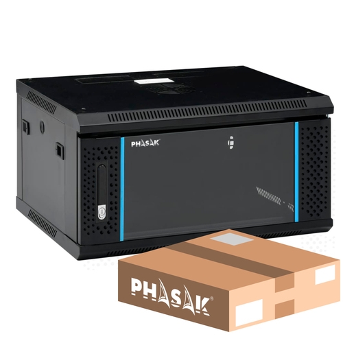 phasak armario rack mural desmontado pho 2106d 19" altura 6u