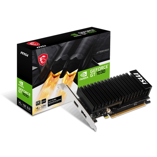 msi vga nvidia gt 1030 4ghd4 lp oc 4gb ddr4