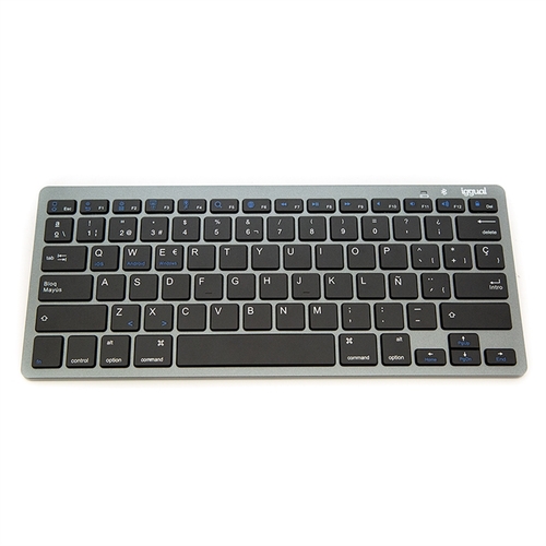 iggual teclado bluetooth slim tkl bt negro