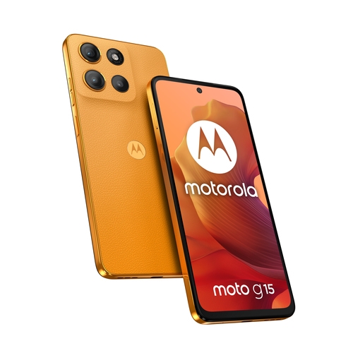 smartphone motorola moto g15 4g 8gb/256gb orange