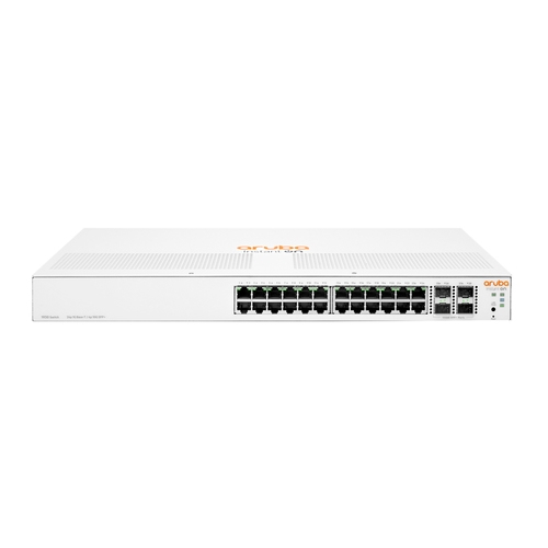 switch hp aruba ion 1930 24g 4sfp+ 10gbe 234w switch conmutador l3 gestionado 24 x 10/100/1000 (poe) + 4 x 1 gigabit
