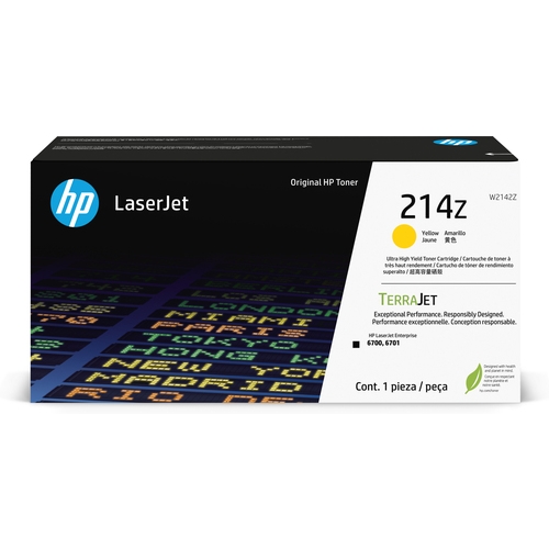 hp w2142z amarillo cartucho de toner original 214z