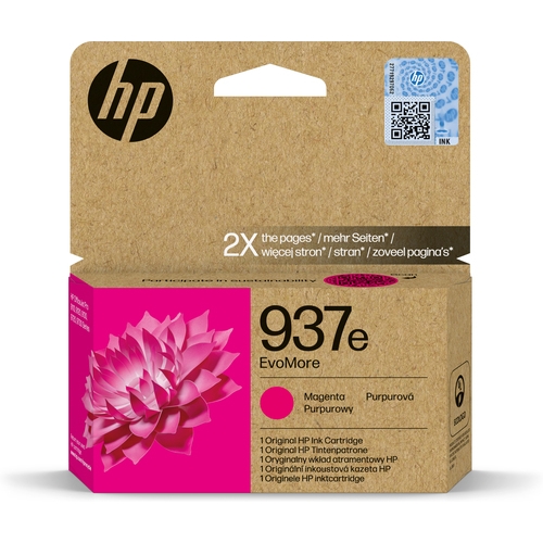 hp 937e magenta cartucho de tinta original 4s6w7ne
