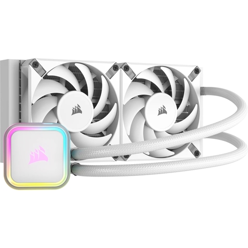 venti. cpu corsair icue h100i elite rgb blanco cw 9060078 ww
