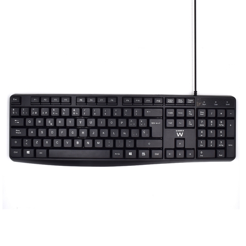 ewent ew3001 teclado usb qwerty espa?ol negro