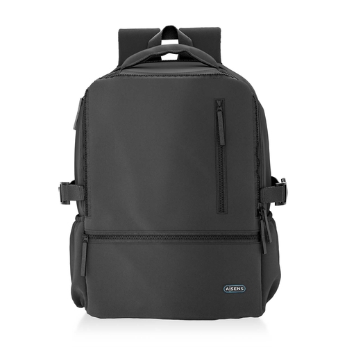 mochila aisens deportiva repelente al agua portatil 15,6" negro