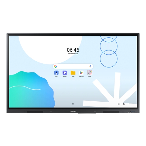 samsung wa86d pizarra blanca interactiva 2,18 m (86") 3840 x 2160 pixeles pantalla táctil gris